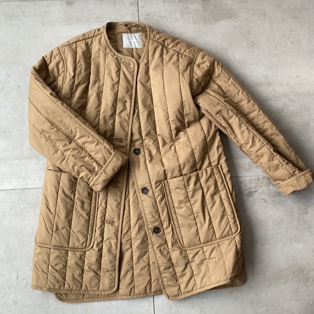 Never worn Everlane Cotton Quilted Jacket
